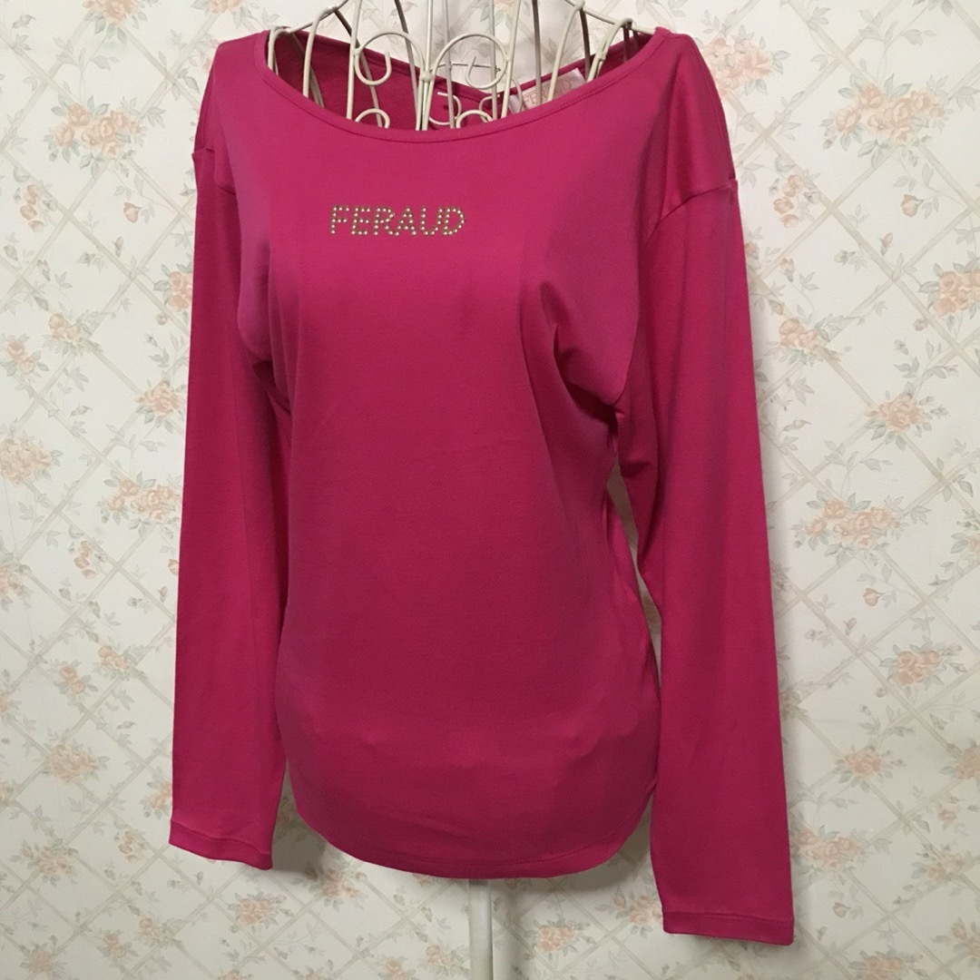 ★Louis Feraud/ルイフェロー★新品タグ付き★長袖カットソー9(M) レディースのトップス(カットソー(長袖/七分))の商品写真