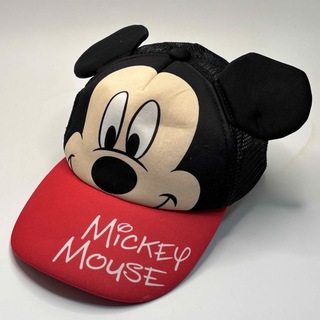 ディズニー(Disney)のディズニー　ミッキー メッシュ　キャップ　帽子 スナップバック(キャラクターグッズ)