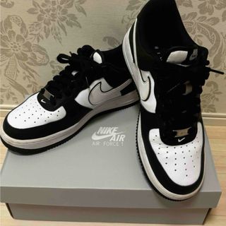 ナイキ(NIKE)のエアフォース1 '07  26.0 BLACK/WHITE-BLACK(スニーカー)