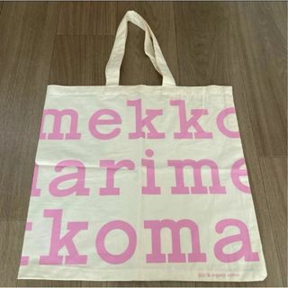 マリメッコ(marimekko)のmarimekko マリメッコ　ノベルティトートバッグ　エコバッグ　コットン(トートバッグ)