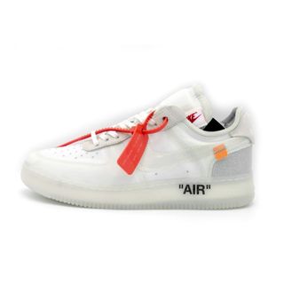 ナイキ(NIKE)のナイキ NIKE × オフホワイト OFF WHITE ■ 【 THE TEN AIR FORCE 1 LOW White AO4606 100 】 エア フォース 1 ロー ホワイト 初期 スニーカー　f21898(スニーカー)