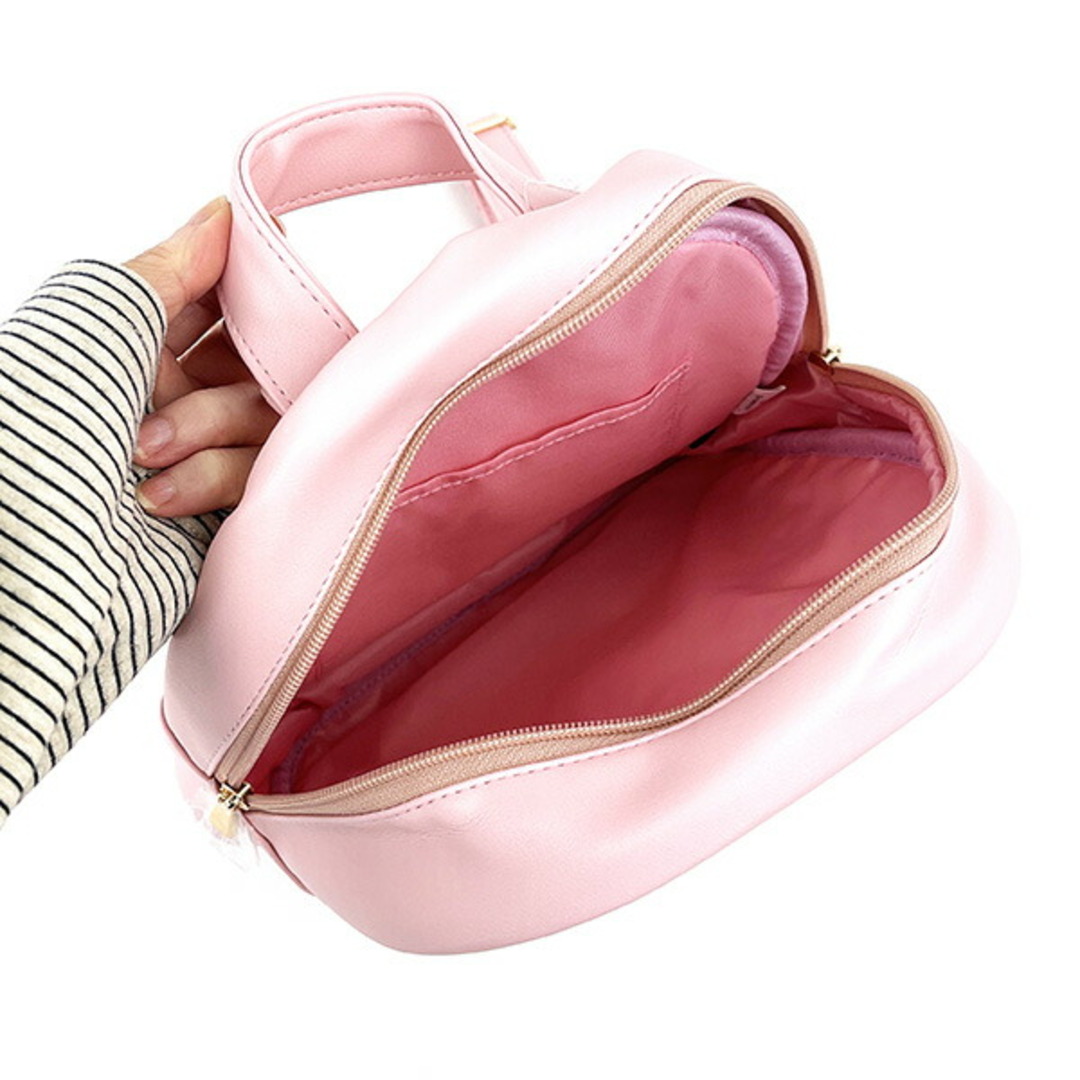 サンリオ ハローキティ　ピンクキルト　リュックサック かばん レディースのバッグ(リュック/バックパック)の商品写真