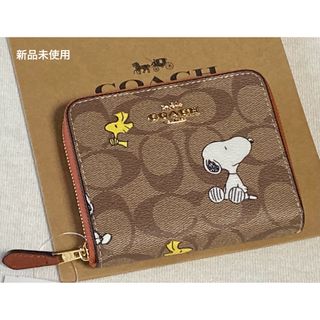 新品　COACH コーチ　財布　SNOOPY スヌーピー