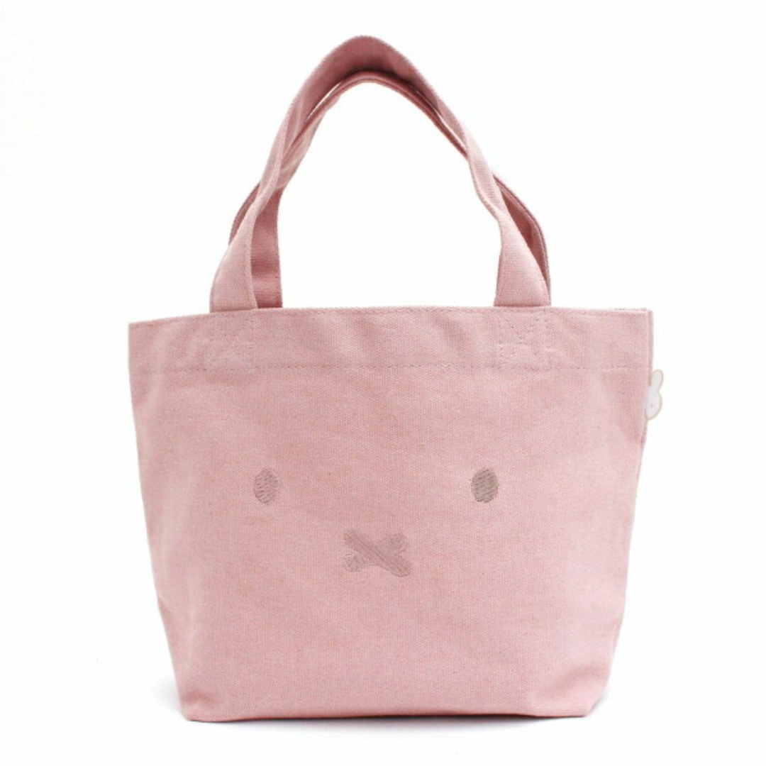 miffy(ミッフィー)のミッフィー miffy 刺繍ミニトートバッグ (ピンク) 推し活 オタ活 レディースのバッグ(トートバッグ)の商品写真