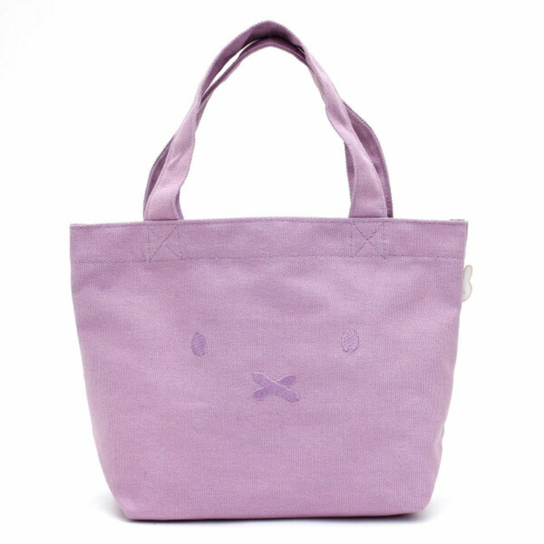 miffy(ミッフィー)のミッフィー miffy 刺繍ミニトートバッグ (パープル) 推し活 オタ活 レディースのバッグ(トートバッグ)の商品写真