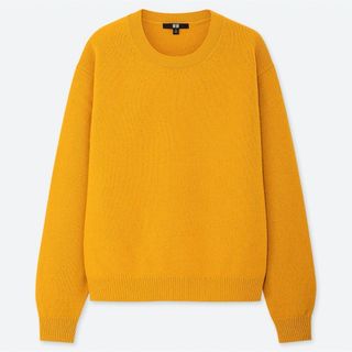 ユニクロ(UNIQLO)のUNIQLO プレミアムラムクルーネックセーター(ニット/セーター)