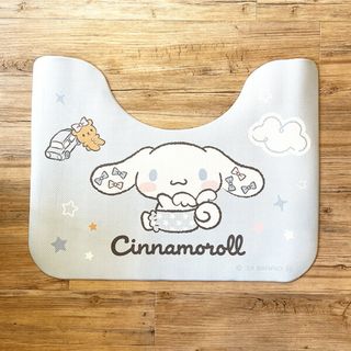 サンリオ シナモロール PVCトイレマット シナモン Sanrio(トイレ収納)