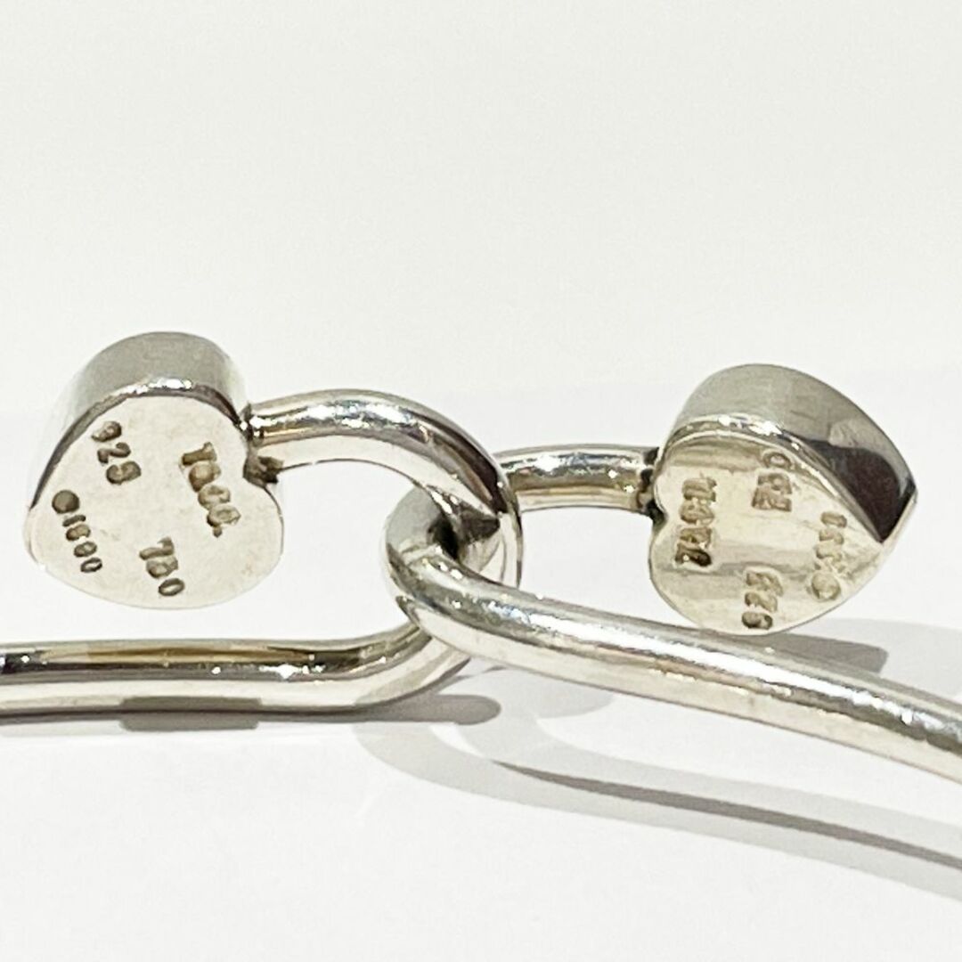 TIFFANY&Co. バングル ソリッド ダブル ハート SV925 K18YG TIFFANY&Co. バングル ソリッド ダブル ハート SV925 K18YG