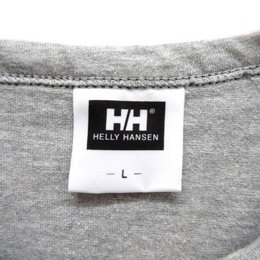 HELLY HANSEN(ヘリーハンセン)のヘリーハンセン Vガゼット Tシャツ カットソー 半袖 ロゴ 刺繡 グレー L スポーツ/アウトドアのスポーツ/アウトドア その他(その他)の商品写真