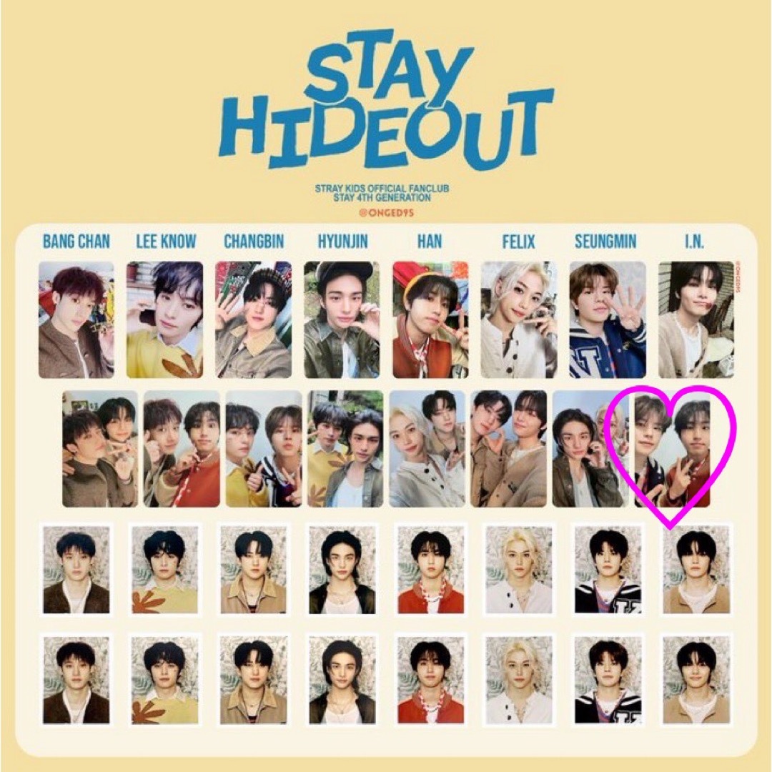 Stray Kids - StrayKids スキズ 本国FC STAY4期 ユニットトレカ 入会 Stray Kids - StrayKids スキズ 本国FC STAY4期 ユニットトレカ 入会
