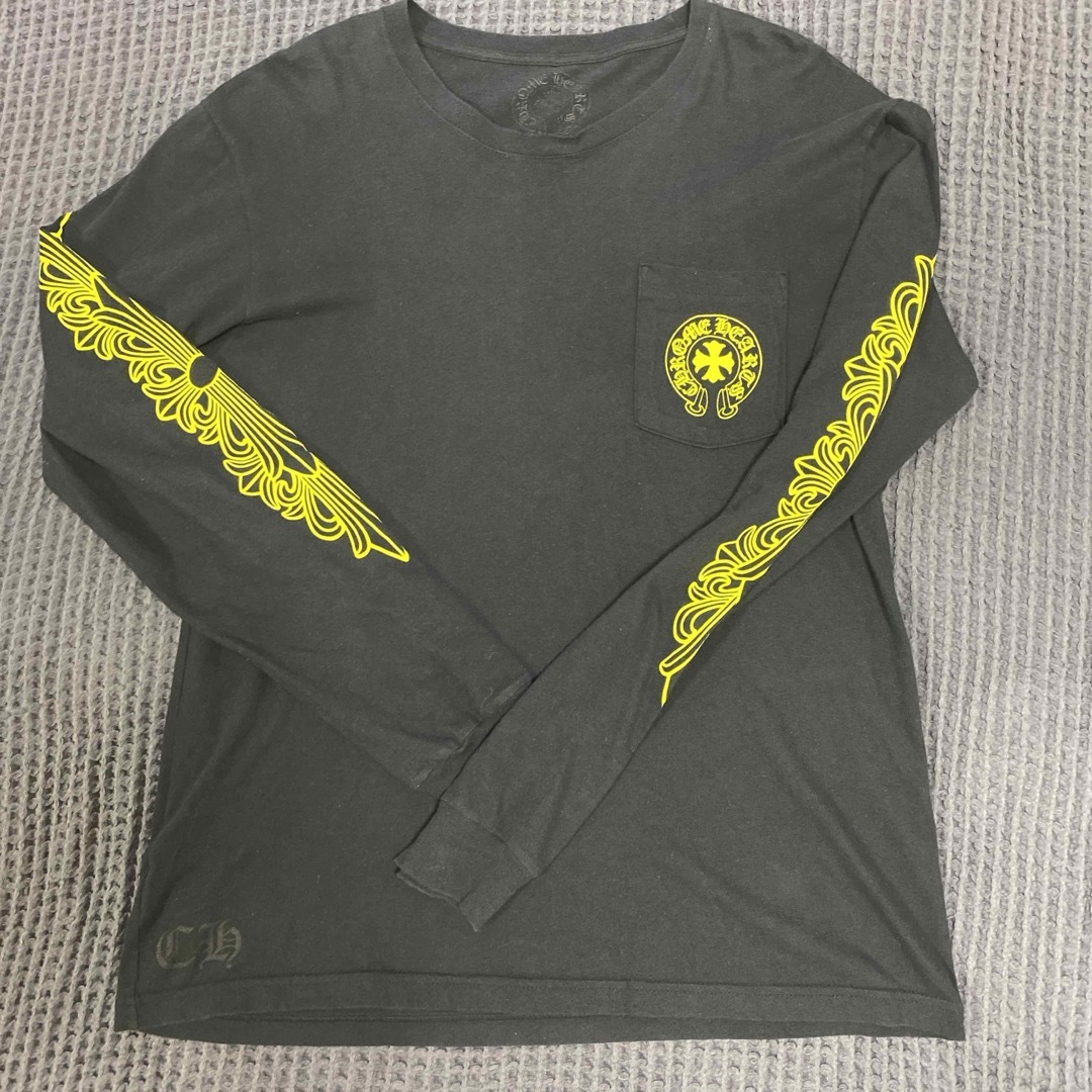 新品】クロムハーツ☆ロンT☆サーマルコットン☆HOLLYWOOD☆M 新品】クロムハーツ☆ロンT☆サーマルコットン☆HOLLYWOOD☆M
