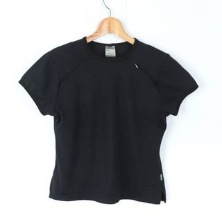 ナイキ(NIKE)のナイキ 半袖Ｔシャツ トップス ドライフィット 無地 スポーツウエア レディース Sサイズ ブラック NIKE(Tシャツ(半袖/袖なし))