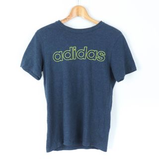 アディダス(adidas)のアディダス 半袖Ｔシャツ トップス ロゴT スポーツウエア コットン キッズ 男の子用 160サイズ 紺×黄 adidas(Tシャツ/カットソー)