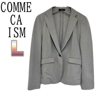 コムサイズム(COMME CA ISM)の【used】コムサイズム レディース L テーラードジャケット ストレッチ(テーラードジャケット)