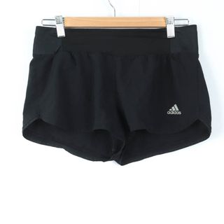 アディダス(adidas)のアディダス ショートパンツ ボトムス ワンポイントロゴ スポーツウエア スーパーノヴァ レディース Mサイズ ブラック adidas(ショートパンツ)