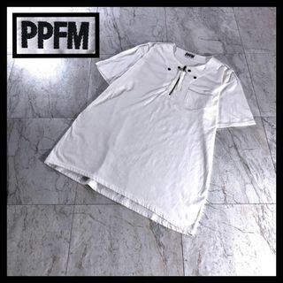 PPFM - Y2K archive PPFM ギミック ジップ Tシャツ グランジ パンク