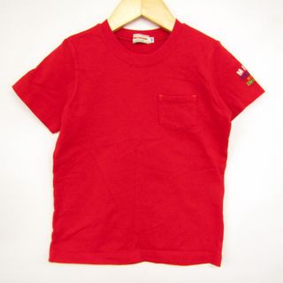 ミキハウス 半袖Ｔシャツ トップス コットン キッズ 男の子用 120サイズ レッド MIKIHOUSE(Tシャツ/カットソー)