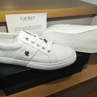 【新品未使用】LAUREN RALPH LAURENキャンバス素材 24cm(スニーカー)