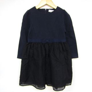 ユナイテッドアローズ(UNITED ARROWS)のユナイテッドアローズ ワンピース トップス 長袖 フォーマル キッズ 女の子用 115サイズ ネイビー UNITED ARROWS(ワンピース)