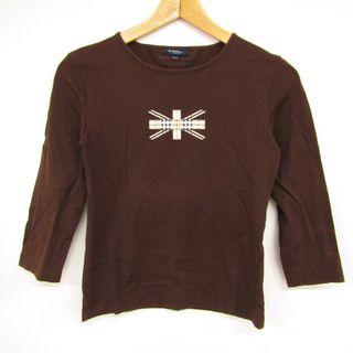 バーバリー(BURBERRY)のバーバリー 長袖Ｔシャツ トップス ユニオンジャック キッズ 女の子用 160Aサイズ ブラウン BURBERRY(Tシャツ/カットソー)