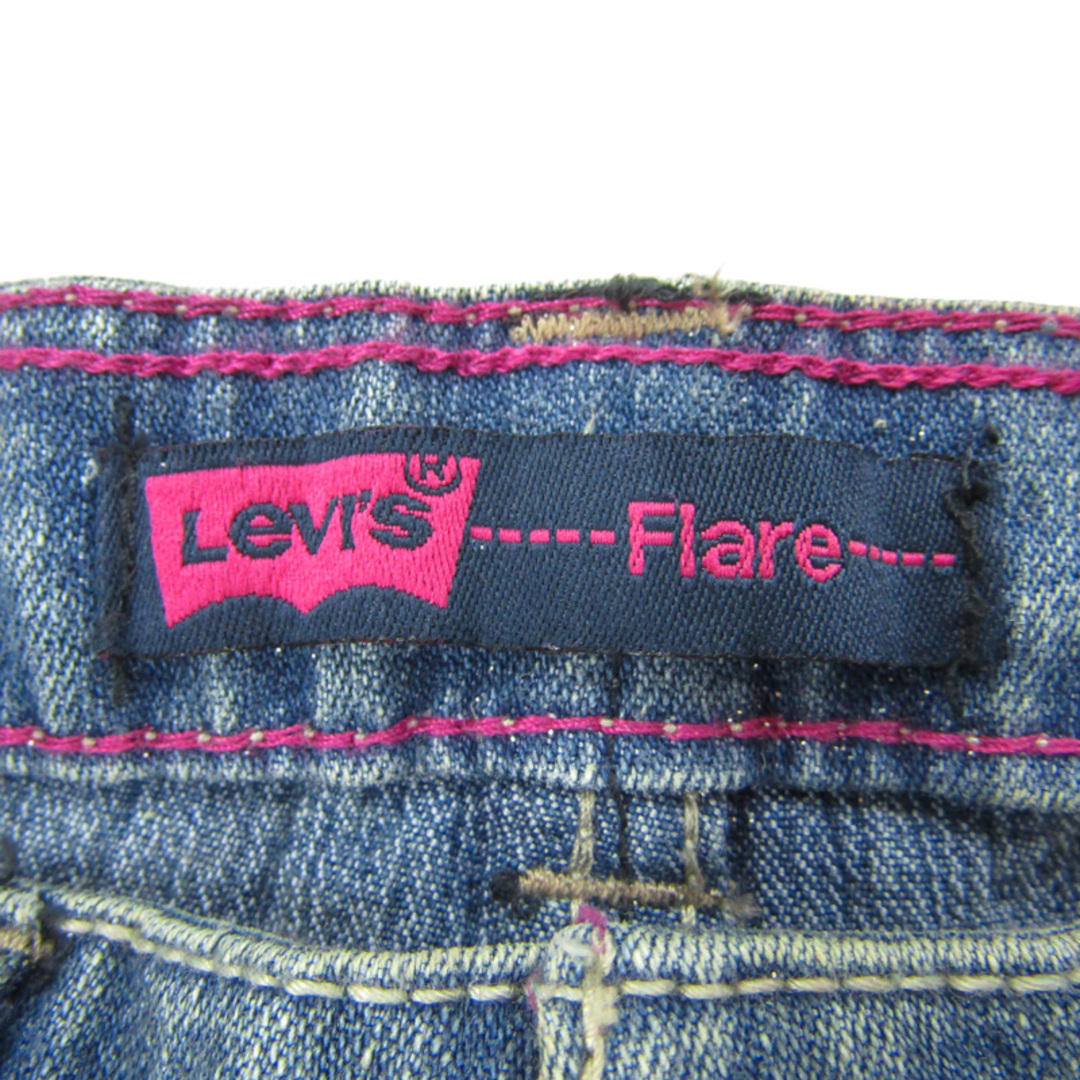 Levi's(リーバイス)のリーバイス デニムパンツ ボトムス フレアジーンズ キッズ 女の子用 4 96-104サイズ ブルー Levi's キッズ/ベビー/マタニティのキッズ服男の子用(90cm~)(パンツ/スパッツ)の商品写真