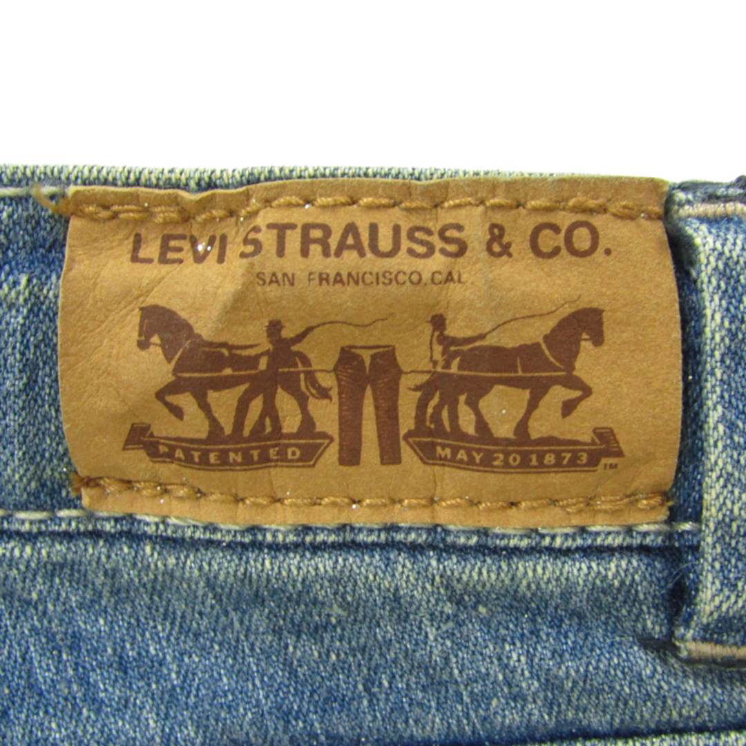 Levi's(リーバイス)のリーバイス デニムパンツ ボトムス フレアジーンズ キッズ 女の子用 4 96-104サイズ ブルー Levi's キッズ/ベビー/マタニティのキッズ服男の子用(90cm~)(パンツ/スパッツ)の商品写真