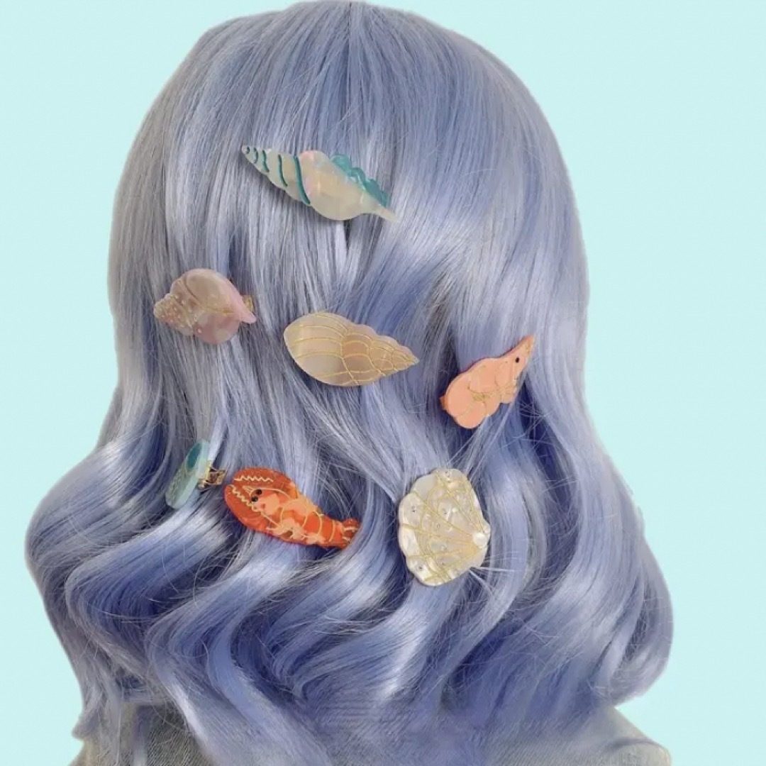 Lobster Hair Claw ヘアアクセサリー　ミニヘアクリップ　バレッタ レディースのヘアアクセサリー(バレッタ/ヘアクリップ)の商品写真