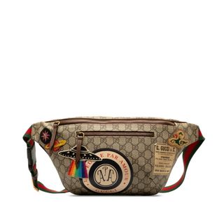 グッチ(Gucci)のグッチ GGスプリーム クーリエ ウエストポーチ ボディバック 529711 PVC レディース GUCCI 【1-0147957】(ボディバッグ/ウエストポーチ)