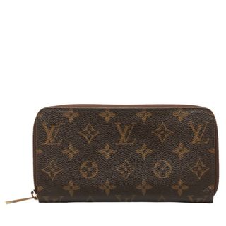 ルイヴィトン(LOUIS VUITTON)のルイ ヴィトン モノグラム ジッピーウォレット ラウンドファスナー 長財布 M60017 PVC レディース LOUIS VUITTON 【1-0149910】(財布)