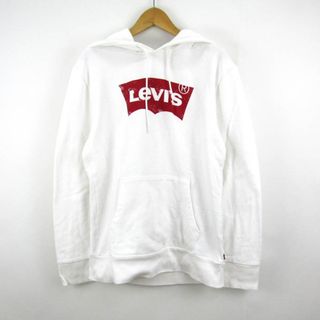 リーバイス(Levi's)のリーバイス パーカー トップス スウェット カットソー メンズ Mサイズ ホワイト Levi's(パーカー)