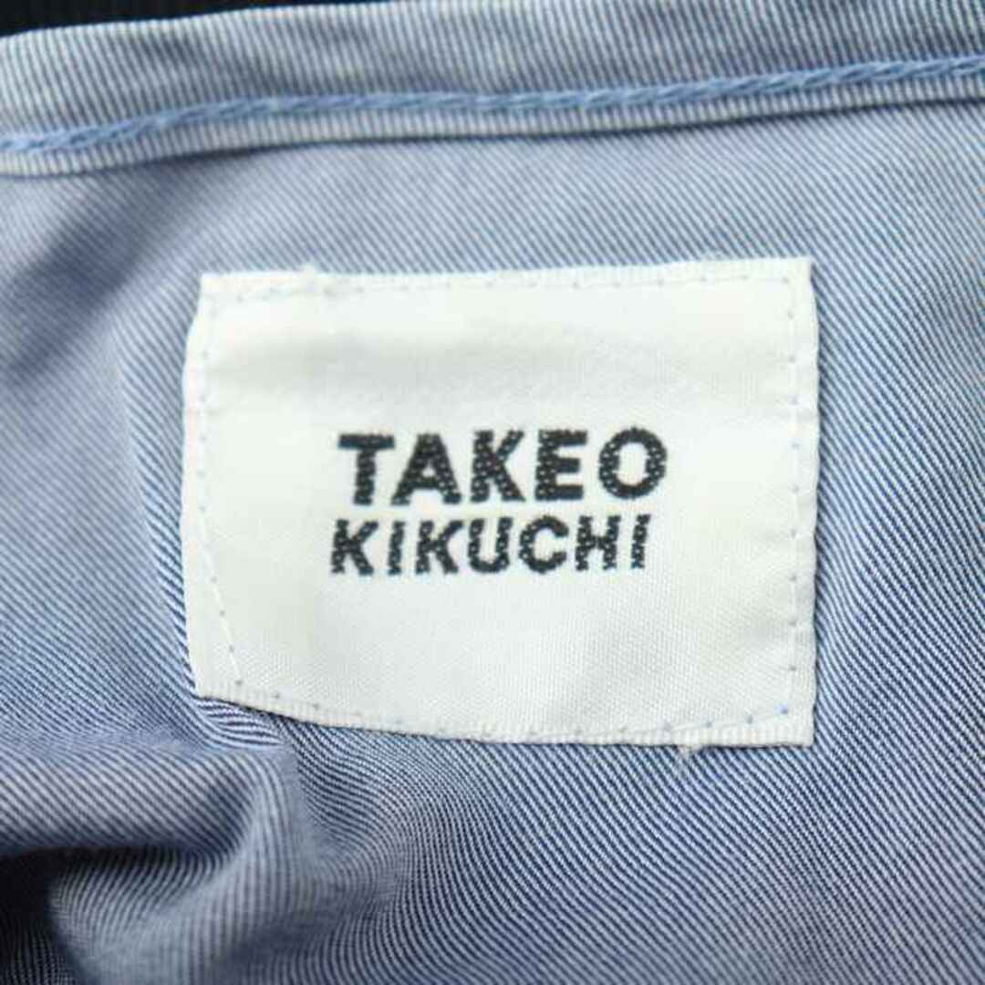 TAKEO KIKUCHI(タケオキクチ)のタケオキクチ 長袖Ｔシャツ トップス カットソー ワールド メンズ 2サイズ ネイビー TAKEO KIKUCHI メンズのトップス(Tシャツ/カットソー(七分/長袖))の商品写真