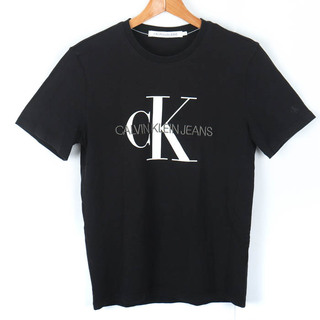 カルバンクライン 半袖Ｔシャツ トップス カットソー メンズ Sサイズ ブラック Calvin klein(Tシャツ/カットソー(半袖/袖なし))