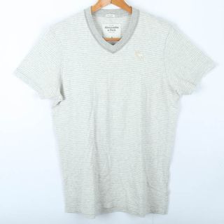 アバクロンビー&フィッチ 半袖Ｔシャツ トップス カットソー メンズ Lサイズ グレー Abercrombie & Fitch(Tシャツ/カットソー(半袖/袖なし))