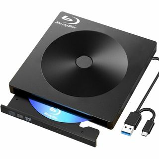 【日本メーカー】外付け Blu-ray、USB 3.0+Type-C(PC周辺機器)