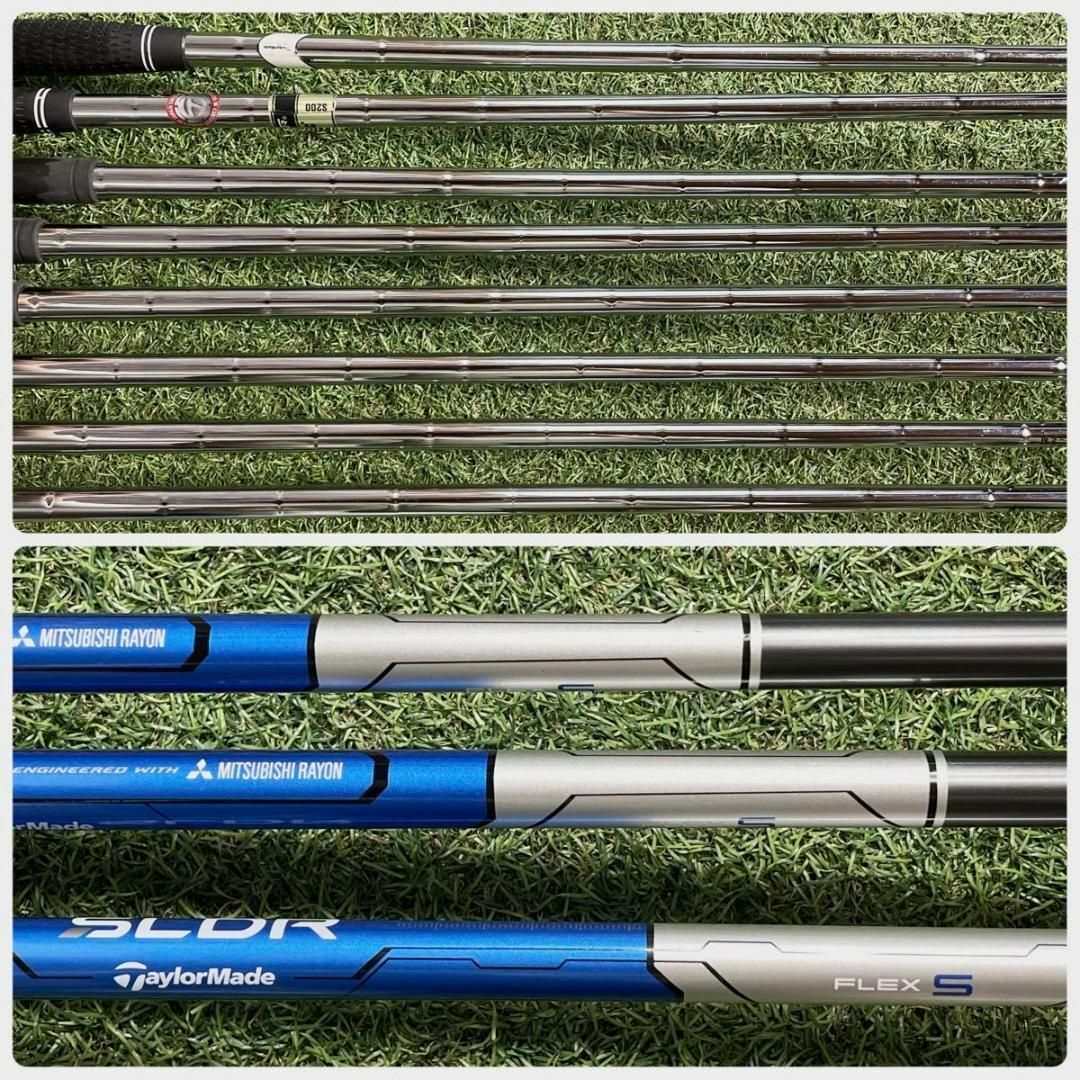 【大人気】テーラーメイド SLDR ゴルフクラブセット メンズ S 11本 右 スポーツ/アウトドアのゴルフ(クラブ)の商品写真