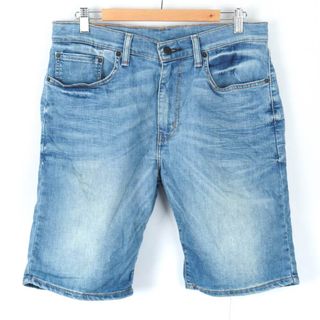 リーバイストラウスシグネチャー デニムパンツ ボトムス ハーフパンツ 505 メンズ 32サイズ ブルー LEVI STRAUSS Signature(ジャージ)