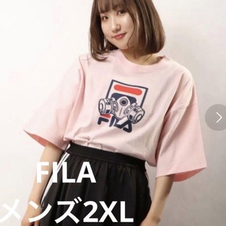 フィラ(FILA)の美品　FILA  フィラ　tシャツ　2XL (3L)メンズ(Tシャツ/カットソー(半袖/袖なし))