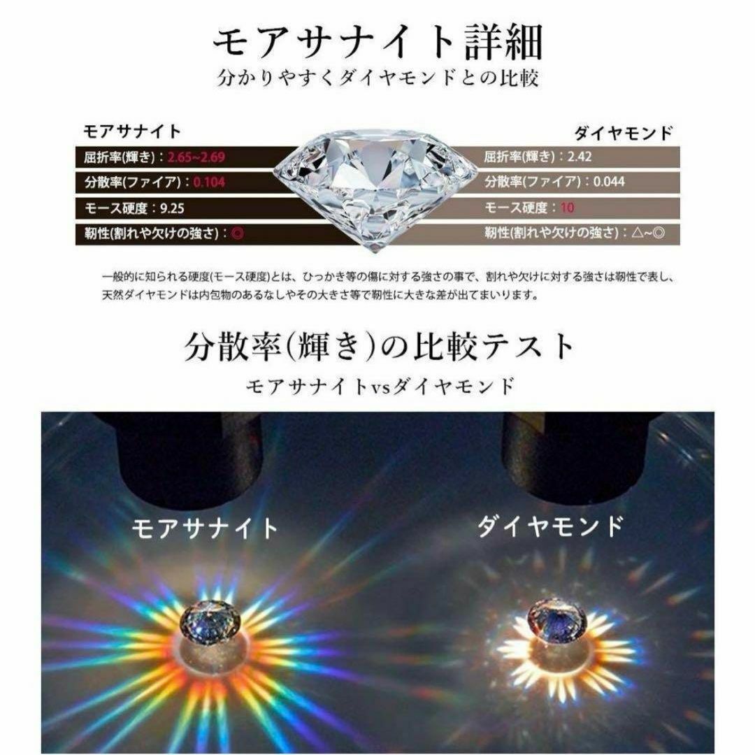 最高級　1.8ct モアサナイト　PT950　人工 ダイヤモンド　3連ネックレス レディースのアクセサリー(ネックレス)の商品写真
