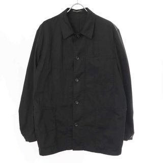 Yohji Yamamoto POUR HOMME - Yohji Yamamoto POUR HOMME ヨウジヤマモト プールオム 22SS DYEING COTTON TWILL BLOUSON コットンツイルシャツジャケット HG-Y04-037 ブラック 2