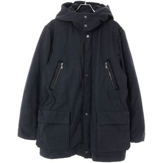 ランバン(LANVIN)のLANVIN ランバン フーデッドダウンコート M02BL115 ネイビー 46(その他)