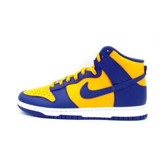 ナイキ(NIKE)のナイキ NIKE ■ 【 DUNK HIGH RETRO Lakers DD1399 500 】 ダンク ハイ レトロ レイカーズ スニーカー　w18813(スニーカー)