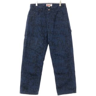 Supreme - Supreme×COMME des GARCONS SHIRT シュプリーム×コムデギャルソン シャツ 18AW Canvas Painter Pant キャンバスペインターパンツ  ブルー 30