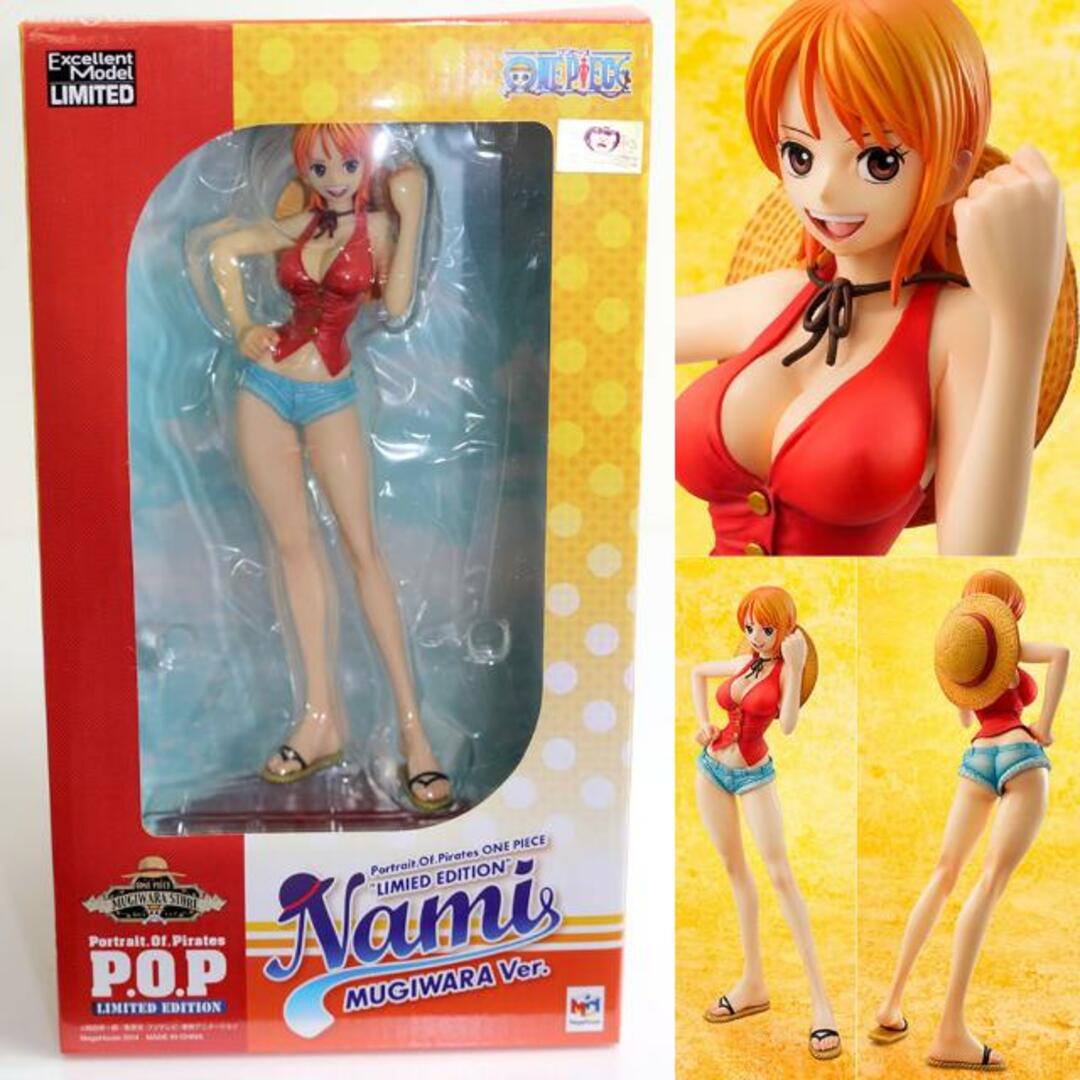 Edition(エディション)のエクセレントモデル LIMITED Portrait.Of.Pirates P.O.P LIMITED EDITION ナミ MUGIWARA Ver. ONE PIECE(ワンピース) 1/8 完成品 フィギュア 麦わらストア&オンラインショップ限定 メガハ エンタメ/ホビーのフィギュア(アニメ/ゲーム)の商品写真