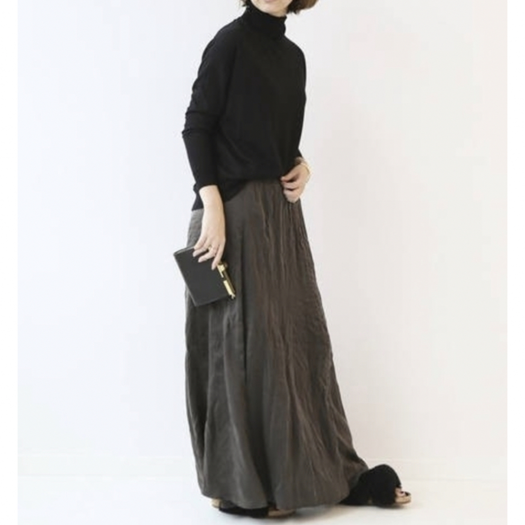 DEUXIEME CLASSE(ドゥーズィエムクラス)のDeuxiemeClasse  Silk マキシ スカート ドゥーズィエムクラス レディースのスカート(ひざ丈スカート)の商品写真