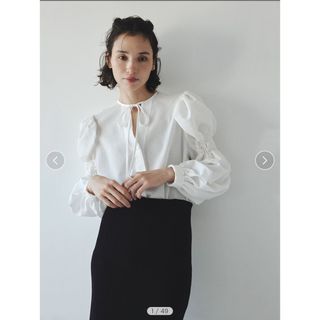 styling/ - 新品未使用品♡styling/シャーリングパフスリーブブラウス