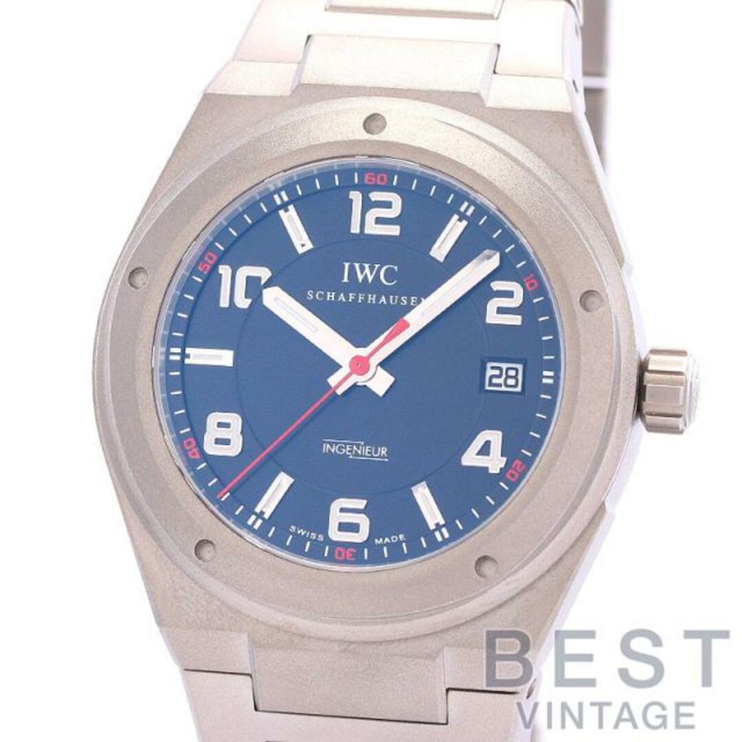 IWC(インターナショナルウォッチカンパニー)の【OH済】 アイダブリューシー 【IWC】 インヂュニア オートマティック AMG IW322702 メンズ ブラック チタン 腕時計 時計 INGENIEUR AUTOMATIC AMG BLACK TI インジュニア【中古】  メンズの時計(腕時計(アナログ))の商品写真