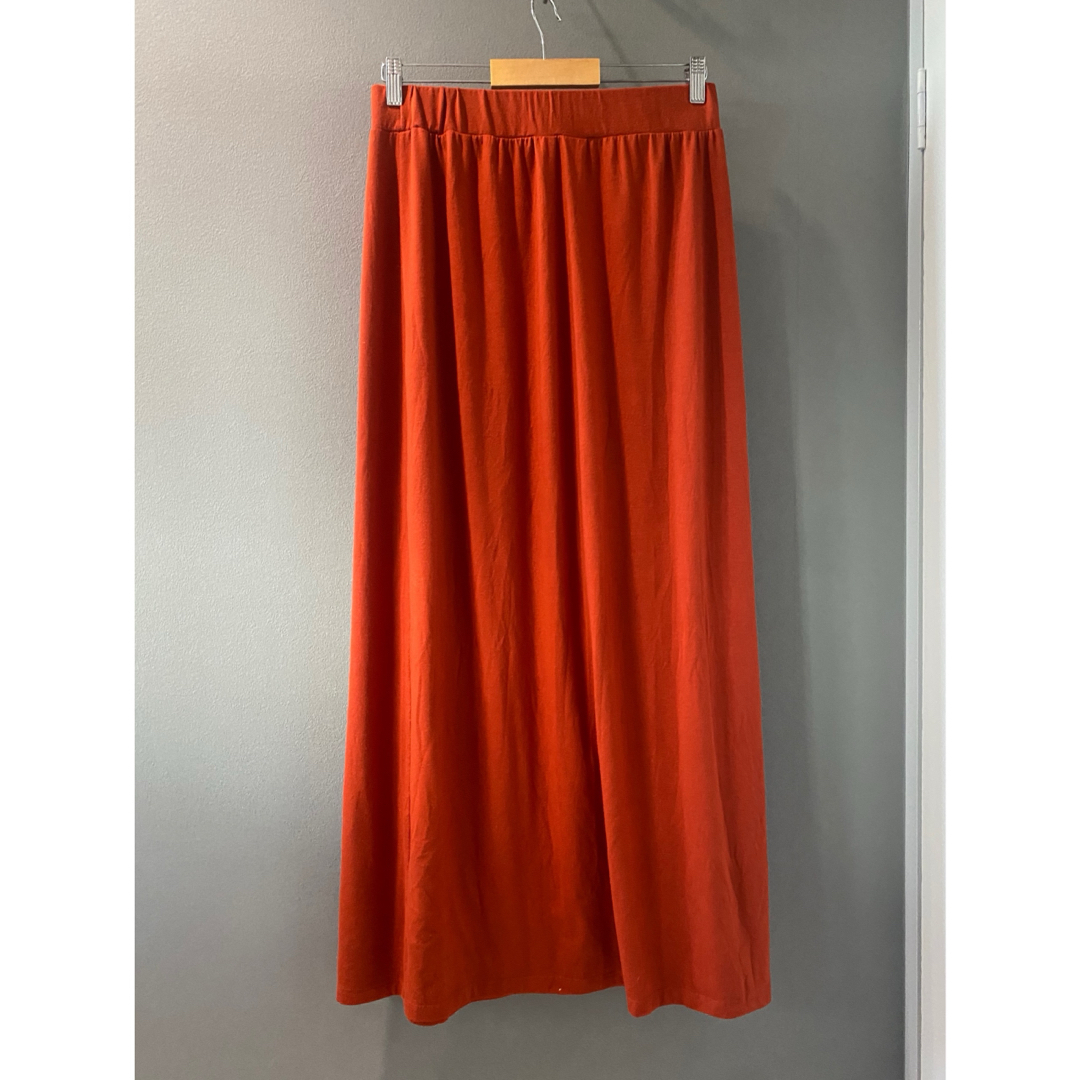 ビンテージ  90s シンプル 茶系  ロング スカート 美品 レディースのスカート(ロングスカート)の商品写真
