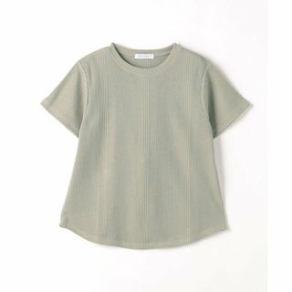 アデイインザライフ(a day in the life)の【LIME】ハリヌキ ワッフルクルーネックTシャツ <A DAY IN THE LIFE>(カットソー(長袖/七分))