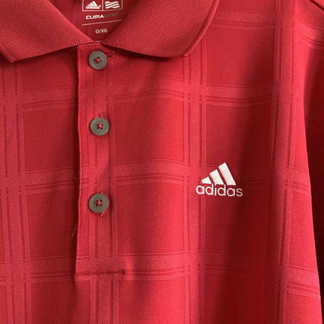 adidas(アディダス)のadidas アディダス  テーラーメイド　メンズゴルフシャツ O スポーツ/アウトドアのゴルフ(ウエア)の商品写真