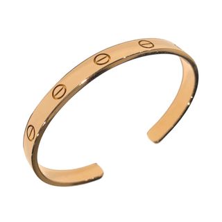 カルティエ(Cartier)の　カルティエ Cartier オープンラブブレス 750PG #17 K18ピンクゴールド ジュエリー(ブレスレット/バングル)